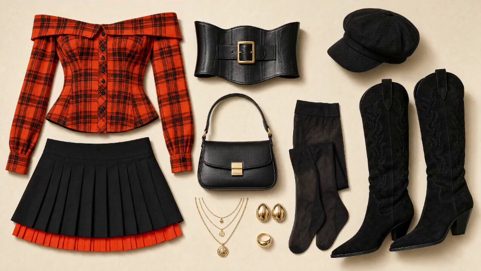 @image2 · 穿搭平铺图（Outfit map）