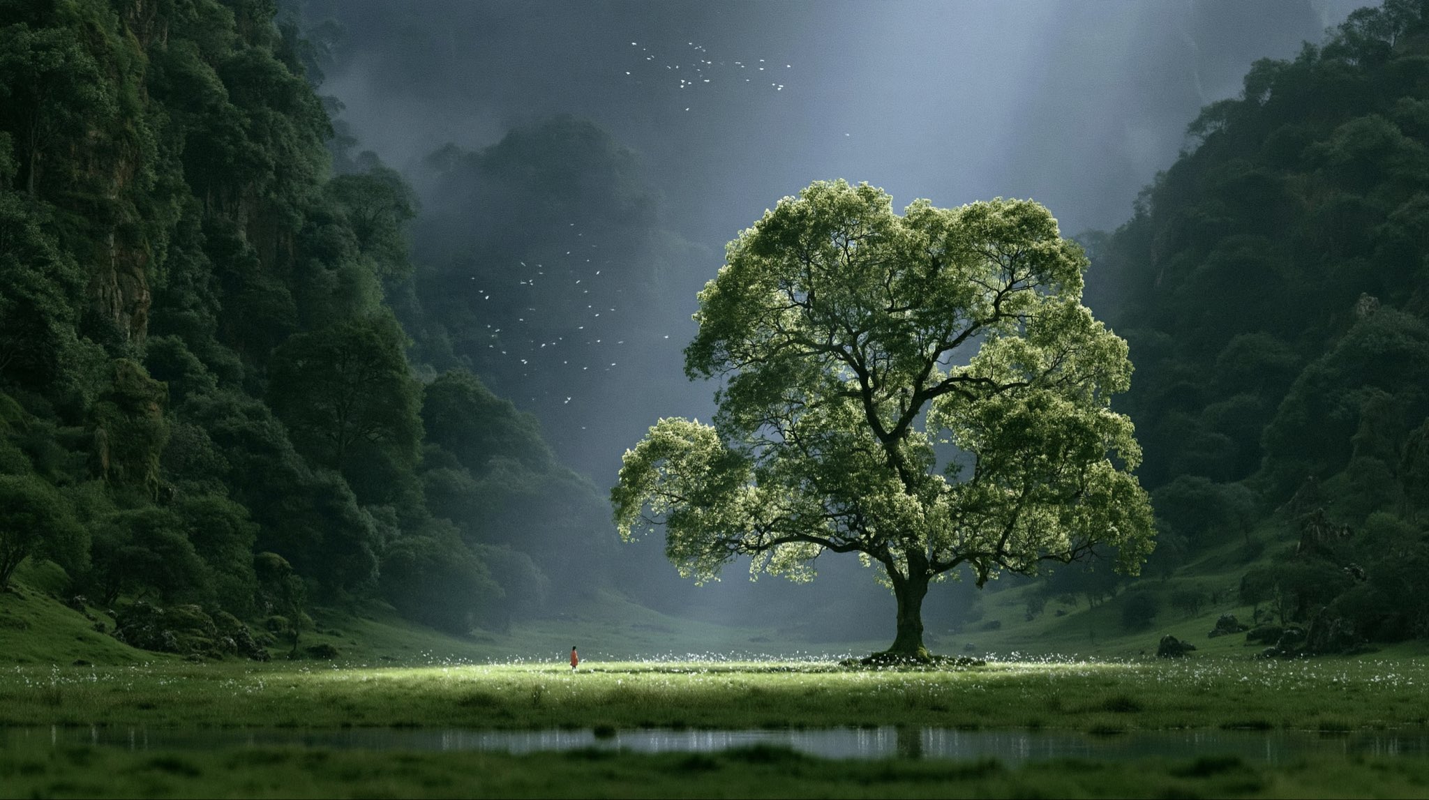 巨树雨雾景观 master 参考